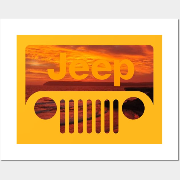 Grill Jeep Wall Art by Leopards